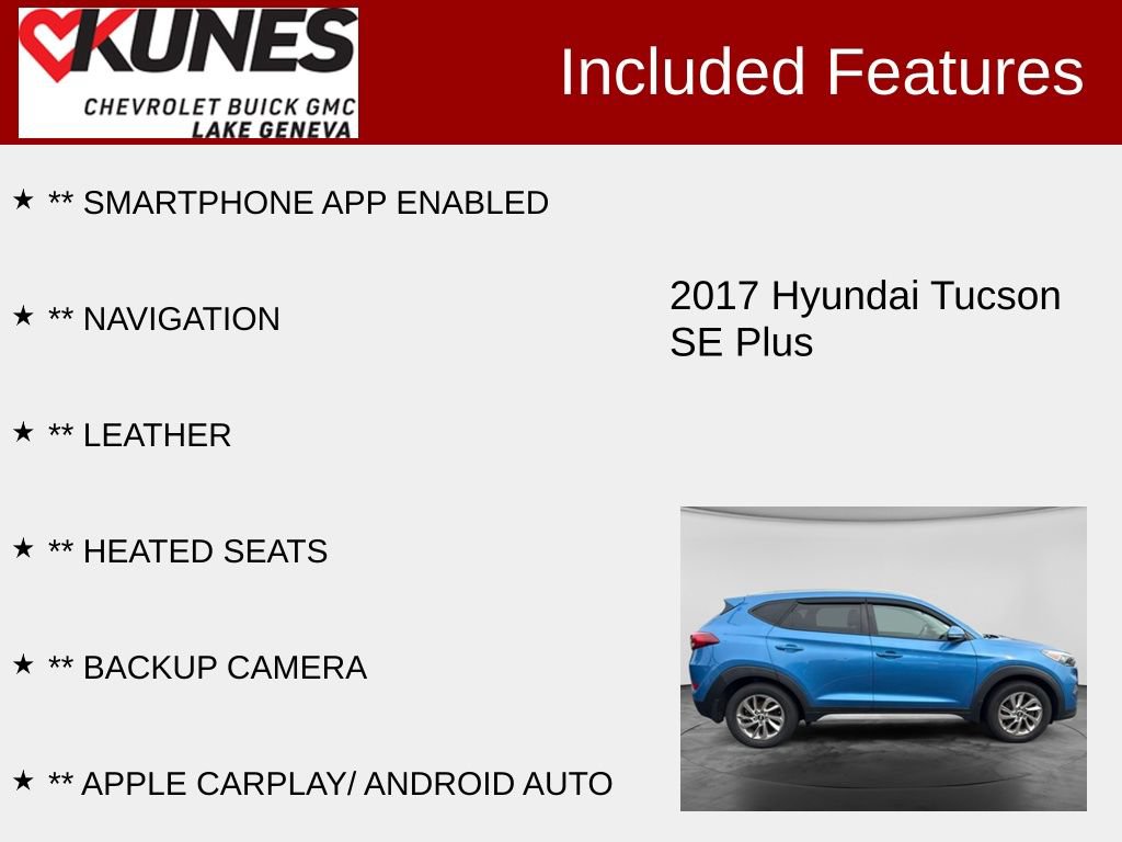 Used 2017 Hyundai Tucson SE Plus AWD/4WD image 2