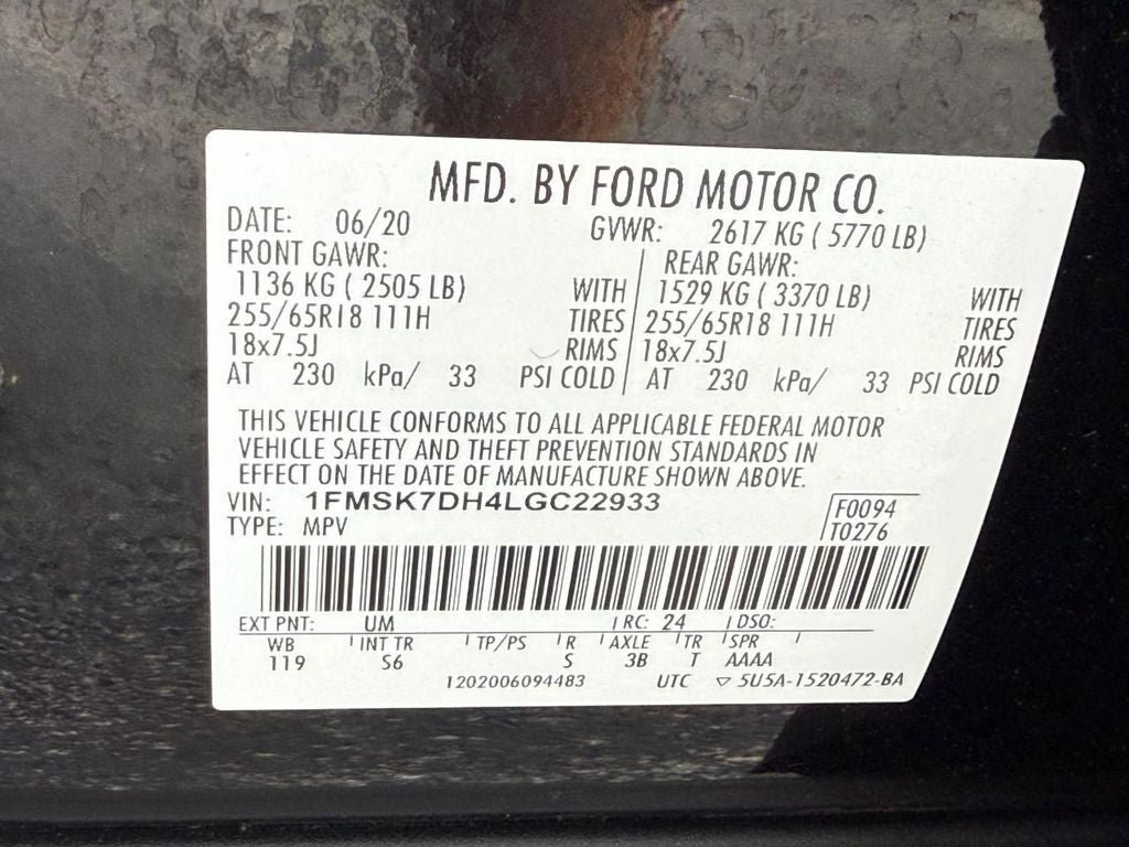 Used 2020 Ford Explorer XLT w/ Equipment Group 202A RWD image 26