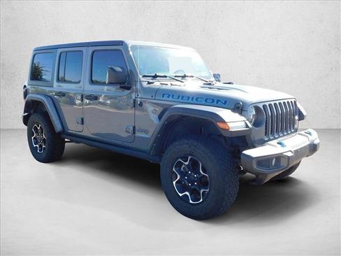 Used 2021 Jeep Wrangler Unlimited Rubicon 4xe w/ Steel Bumper Group AWD/4WD image 3