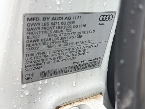 Used 2022 Audi Q8 Prestige AWD/4WD image 48