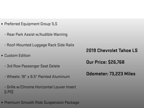 Used 2019 Chevrolet Tahoe LS AWD/4WD image 18