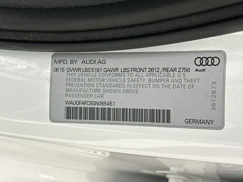 Used 2016 Audi A6 2.0T Premium Plus w/ Premium Plus Package AWD/4WD image 12