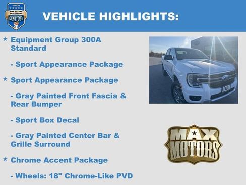 New 2025 Ford Ranger XLT w/ FX4 Off-Road Package image 5