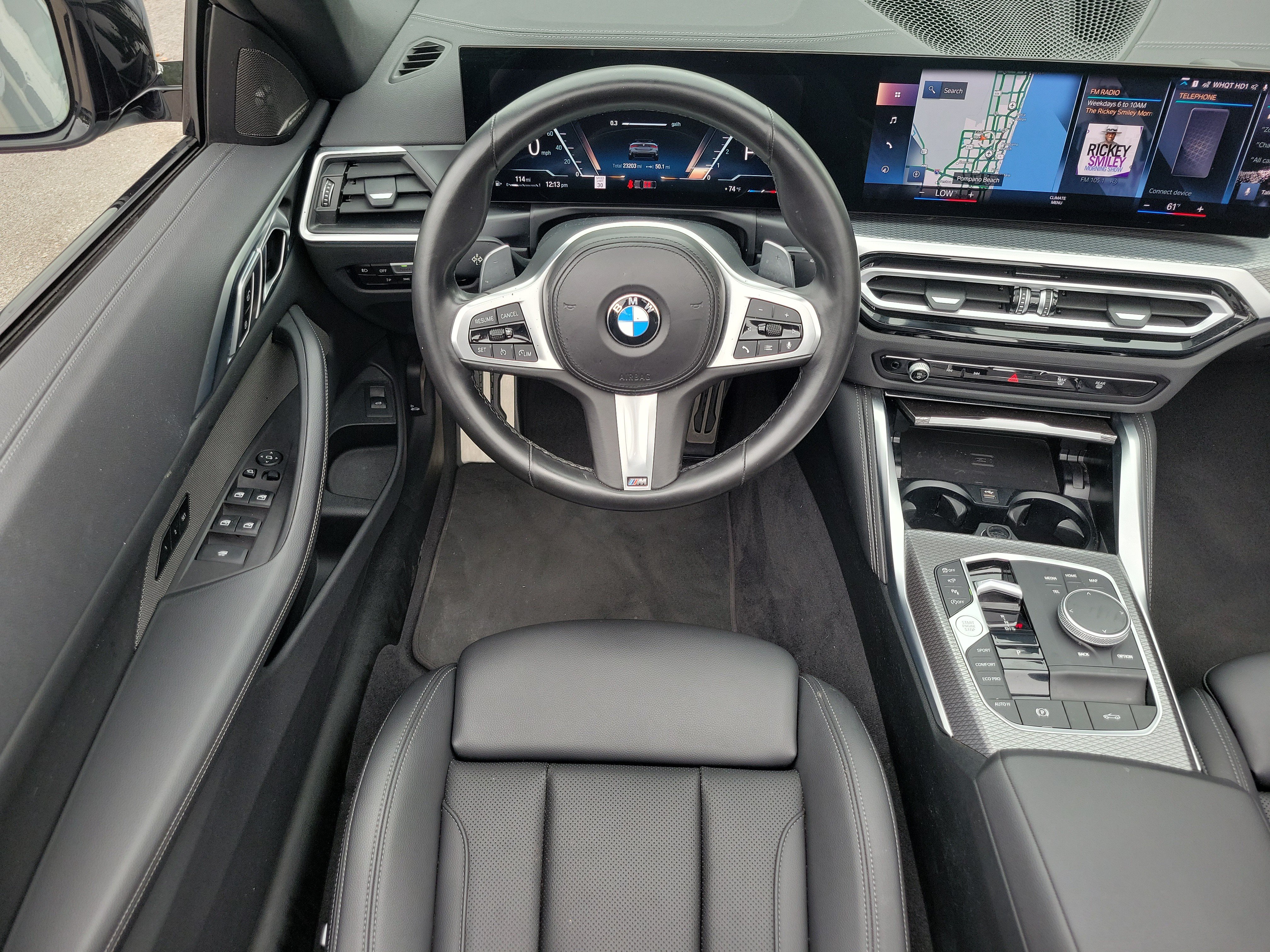 Certified 2024 BMW 430i Convertible w/ M Sport Package RWD image 10