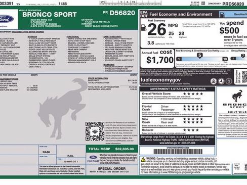 Used 2023 Ford Bronco Sport Big Bend AWD/4WD image 28