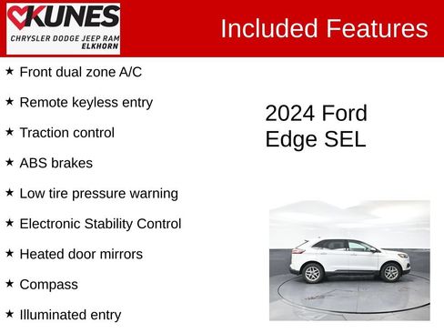 Used 2024 Ford Edge SEL AWD/4WD image 3