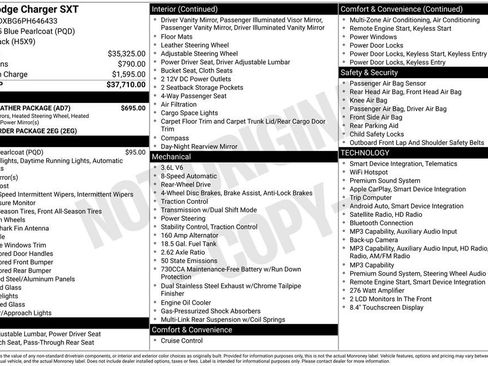 Used 2023 Dodge Charger SXT w/ Cold Weather Package RWD image 15