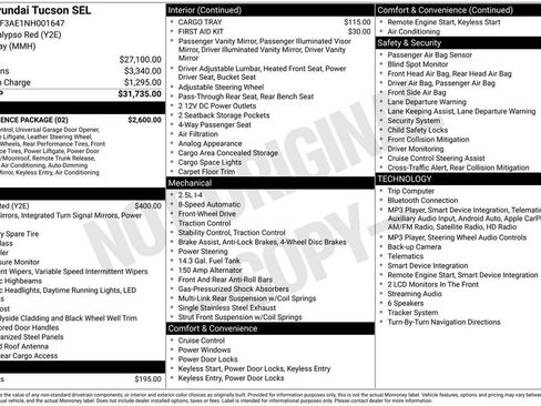 Used 2022 Hyundai Tucson SEL w/ Convenience Package FWD image 15