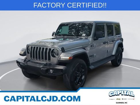Used 2021 Jeep Wrangler Unlimited Sahara AWD/4WD image 1