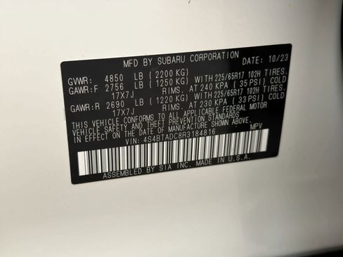 Certified 2024 Subaru Outback Premium AWD/4WD image 36