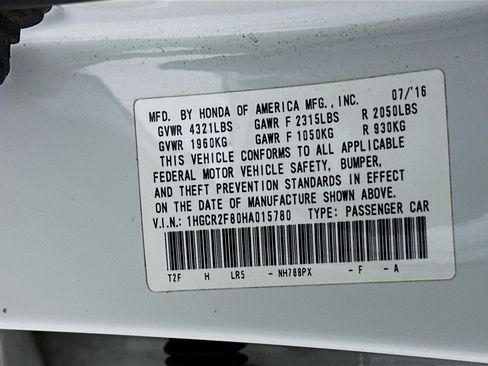 Used 2017 Honda Accord EX-L image 12