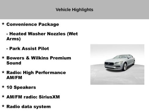 Used 2018 Volvo S90 T6 Inscription w/ Convenience Package image 27