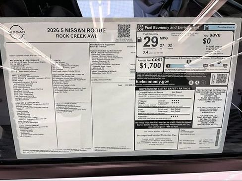 New 2026 Nissan Rogue SV w/ Rock Creek Premium Package AWD/4WD image 35