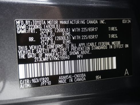 Used 2024 Toyota RAV4 LE AWD/4WD image 29