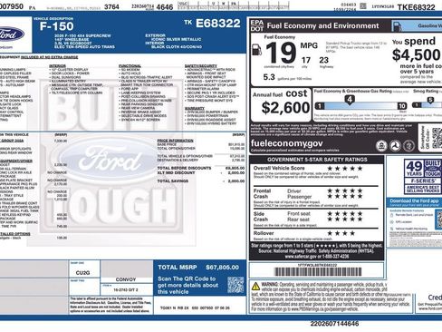 New 2026 Ford F150 XLT w/ Equipment Group 302A MID AWD/4WD image 6