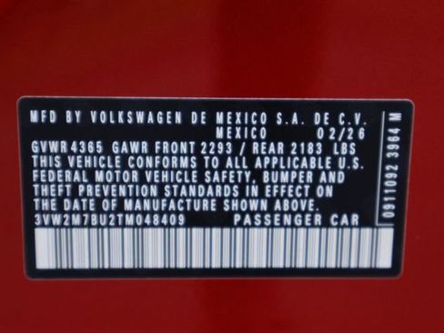 New 2026 Volkswagen Jetta GLI Autobahn FWD image 25