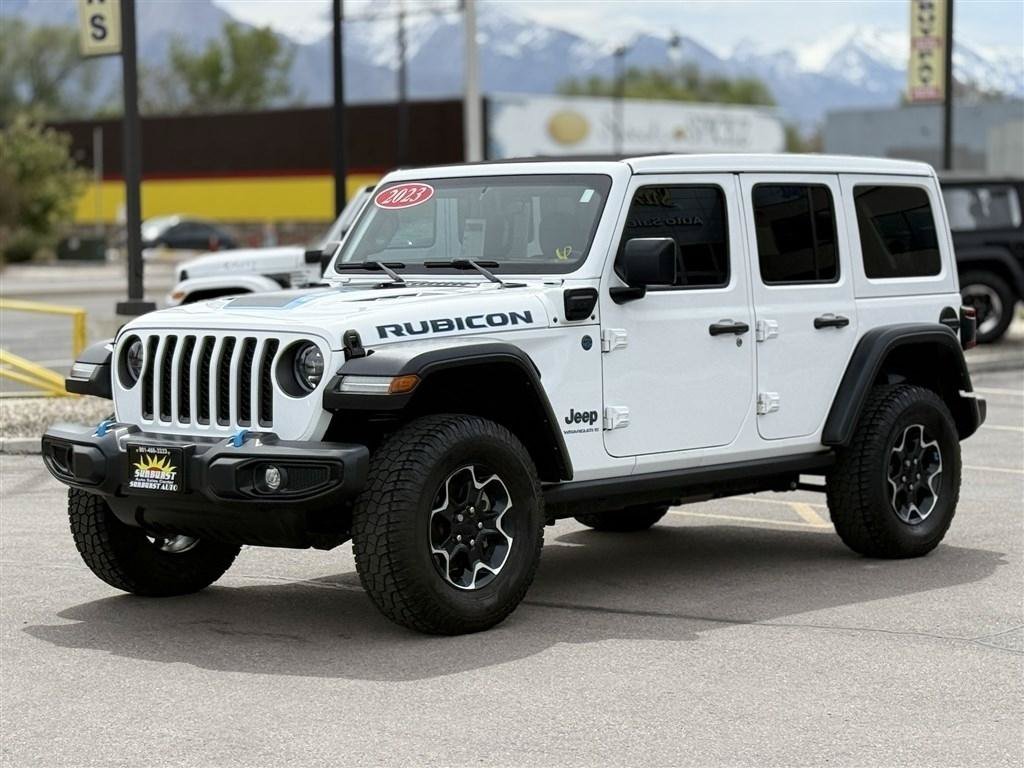 Used 2023 Jeep Wrangler Unlimited Rubicon 4xe w/ Cold Weather Group AWD/4WD image 3