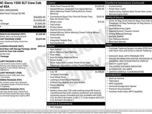 Used 2021 GMC Sierra 1500 SLT w/ SLT Premium Plus Package AWD/4WD image 3