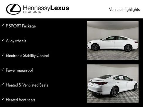 Used 2019 Lexus ES 350 F Sport w/ Accessory Package 2 FWD image 11