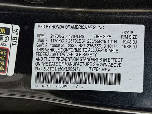 Used 2019 Acura RDX FWD w/ Technology Package image 12