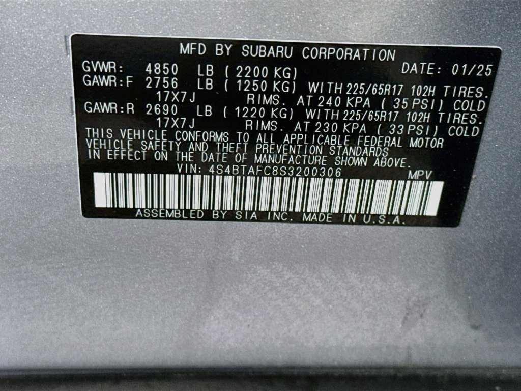 Used 2025 Subaru Outback Premium AWD/4WD image 38