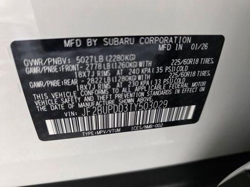 New 2026 Subaru Outback Limited image 39