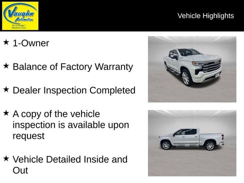 Used 2024 Chevrolet Silverado 1500 High Country w/ Technology Package AWD/4WD image 2