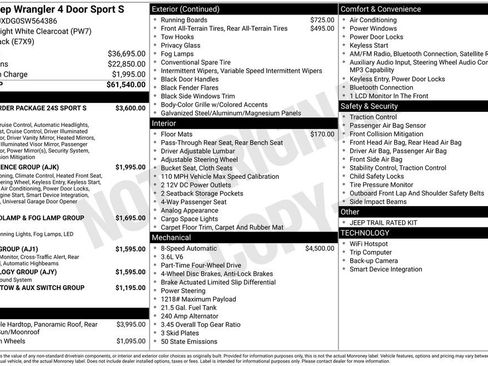 New 2025 Jeep Wrangler Sport S image 6