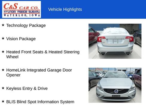 Used 2018 Volvo S60 T5 Dynamic w/ Vision Package FWD image 6
