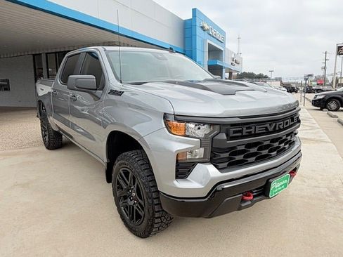 New 2026 Chevrolet Silverado 1500 Custom Trail Boss w/ LPO, Dark Essentials Package AWD/4WD image 1