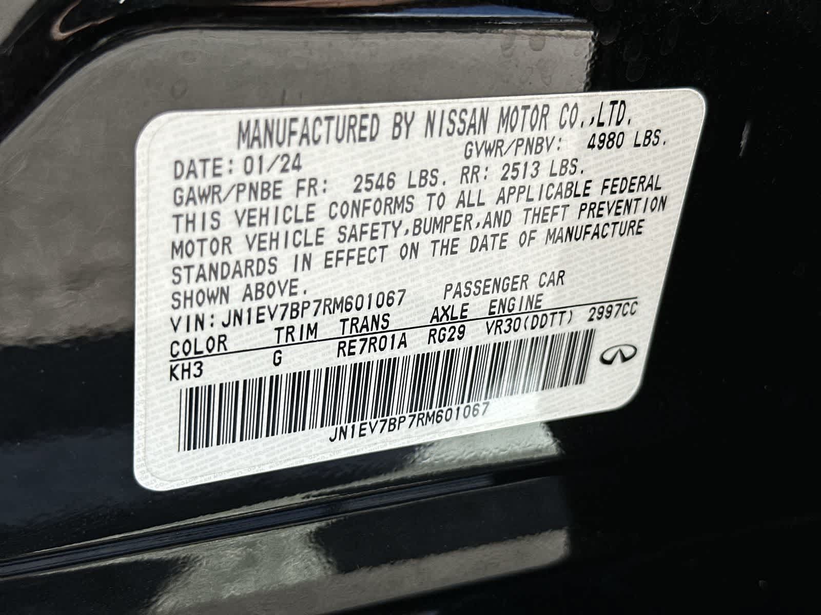 Used 2024 INFINITI Q50 Luxe w/ Cargo Package RWD image 23