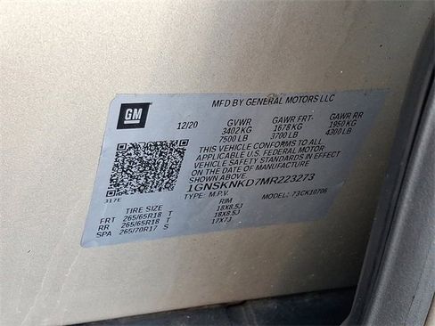 Used 2021 Chevrolet Tahoe LT w/ Luxury Package image 29