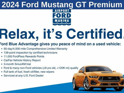 Certified 2024 Ford Mustang GT Premium RWD image 2