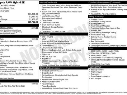 New 2026 Toyota RAV4 SE w/ Weather Package