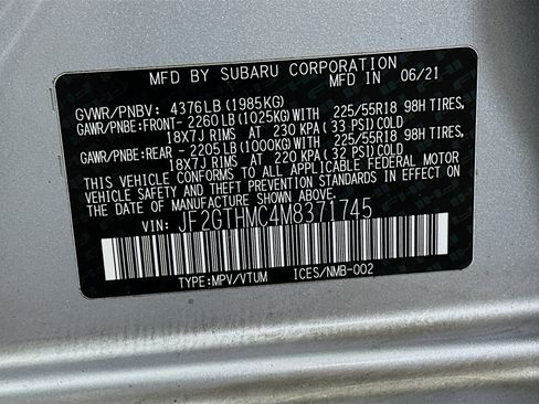 Used 2021 Subaru Crosstrek 2.5i Limited w/ Popular Package #5 image 12