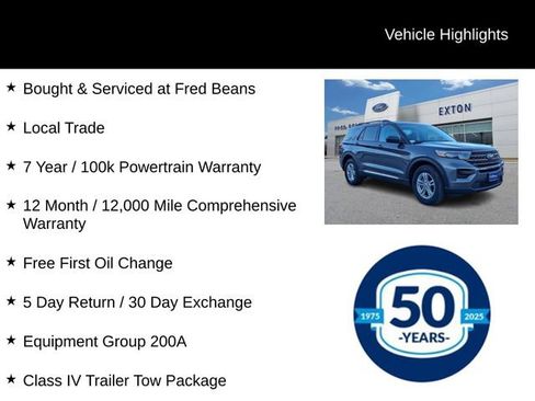 Certified 2022 Ford Explorer XLT w/ Class IV Trailer Tow Package image 7