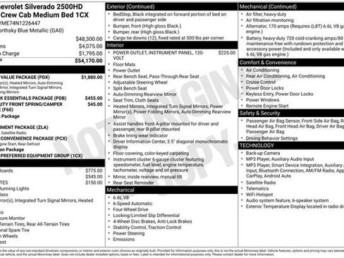 Used 2022 Chevrolet Silverado 2500 Custom w/ Custom Value Package AWD/4WD image 2