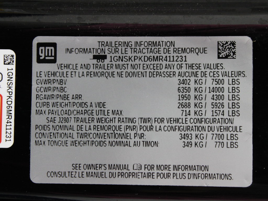 Used 2021 Chevrolet Tahoe Z71 AWD/4WD image 68