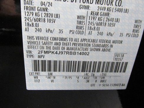 New 2024 Ford Edge SEL w/ Convenience Package image 42