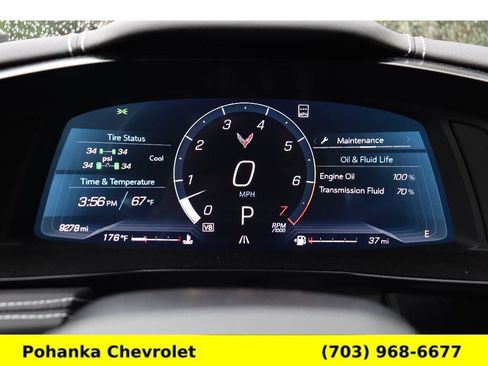 Certified 2022 Chevrolet Corvette Stingray Preferred Cpe w/ Z51 Performance Package image 9