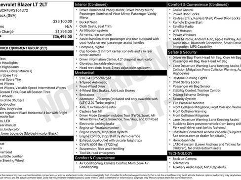 Used 2023 Chevrolet Blazer LT image 1