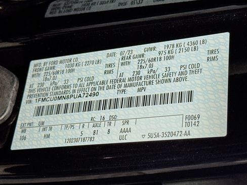 Used 2023 Ford Escape ST-Line w/ Tech Pack #1 FWD image 33
