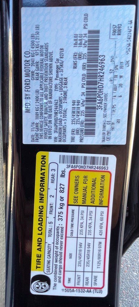Used 2017 Ford Fusion SE w/ Equipment Group 201A FWD image 23