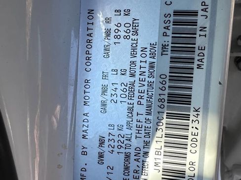 Used 2012 MAZDA MAZDA3 Touring w/ Mazdaspeed Tech Pkg image 18