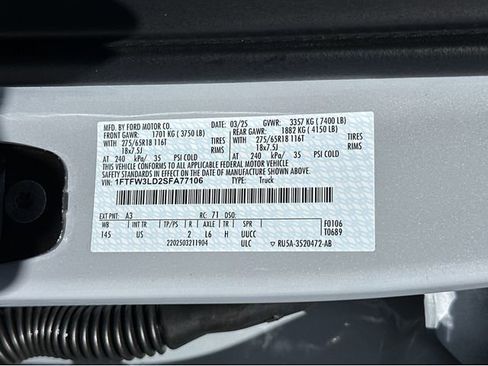 New 2025 Ford F150 XLT w/ Equipment Group 302A MID image 44