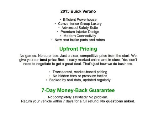 Used 2015 Buick Verano Convenience FWD image 2