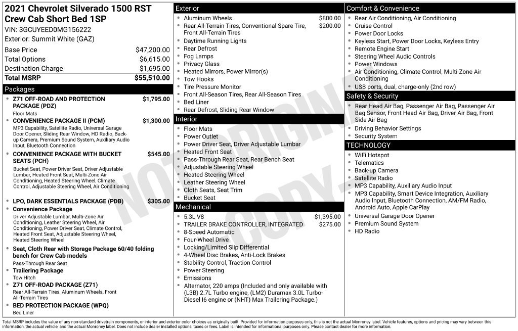 Certified 2021 Chevrolet Silverado 1500 RST AWD/4WD image 4