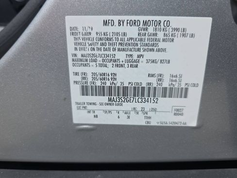 Used 2020 Ford EcoSport SE w/ SE Convenience Package FWD image 29