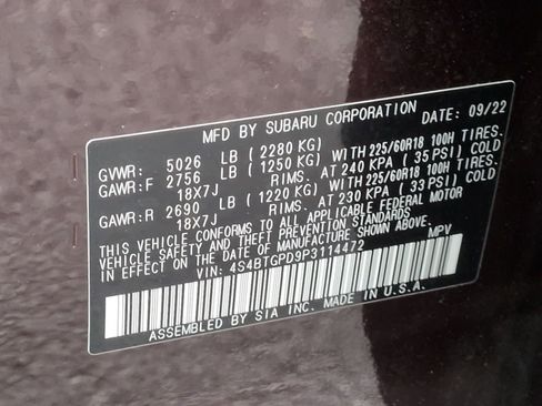 Certified 2023 Subaru Outback Touring XT image 38