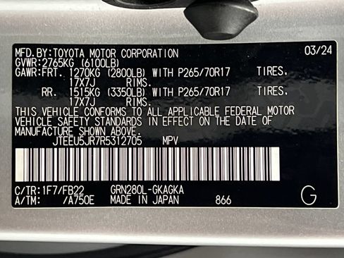 Used 2024 Toyota 4Runner SR5 RWD image 81